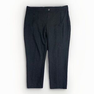 Philosophy Republic Clothing Women Size 14 Crop Yoga Pants Charcoal Grey